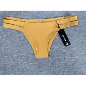 Tavik Chloe Moderate Coverage Bikini Bottom Women Small Sunflower Beach Swimwear